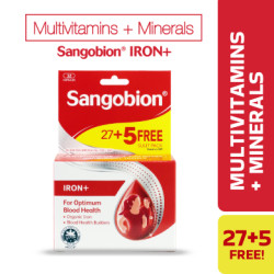 Sangobion Iron 27 Plus 5 Free Sulit Pack